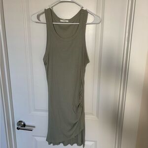 Cherish Sage Green Tank Dress